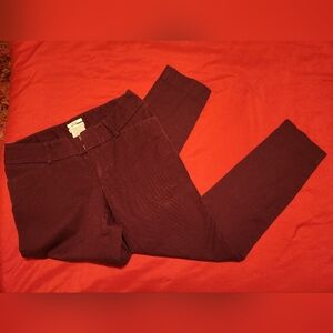 Wine Color Trousers